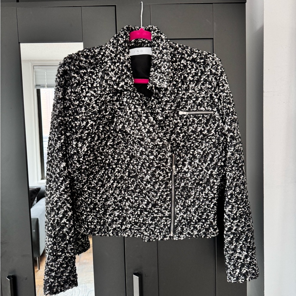 IRO Black and White tweed Jacket